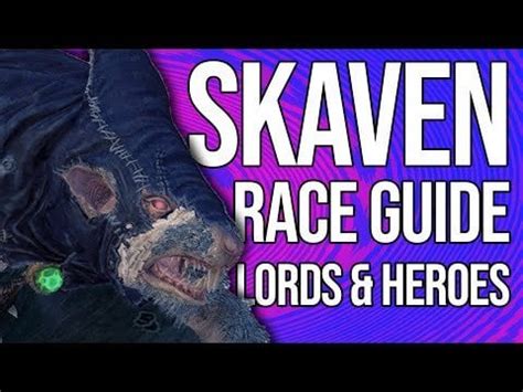 How to play the Skaven Lords & Heroes .